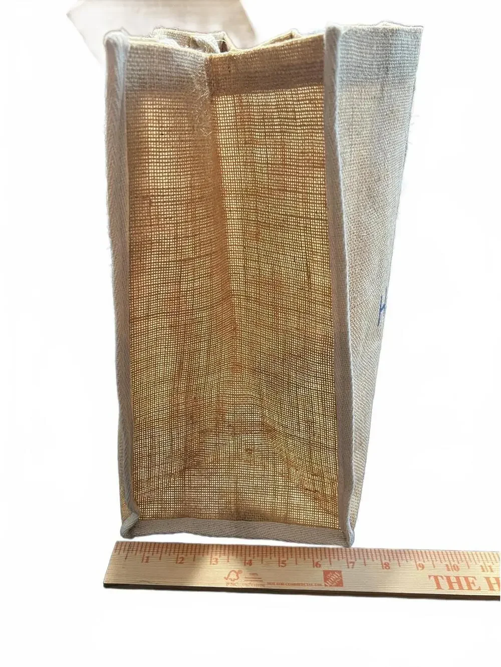 Hammitt Manhattan Beach Jute Tote Bag Burlap Straw Beach Carryall Market Shopper - Picture 7 of 7
